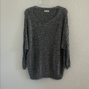New York & Company Gray Crew Neck Sweater